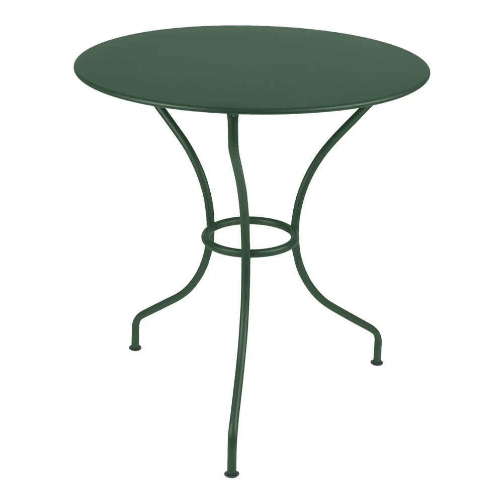 Fermob - Opera+ Table 67 cm Cedar Green 02 - Matbord utomhus - Grön - Metall