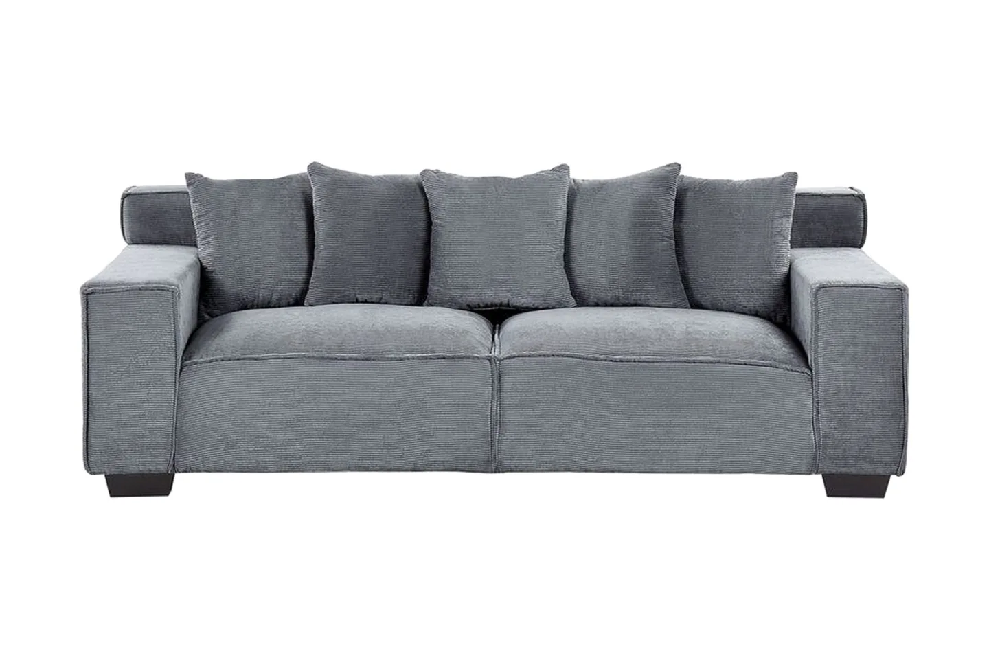 Lahall 3-sits Soffa - Mörkgrå