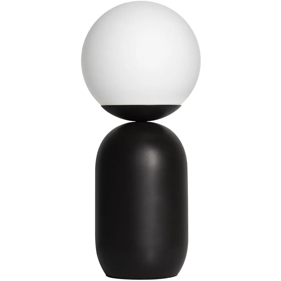 Notti Tischleuchte Black/Mokka - Nordlux - Wohnzimmer - Metall