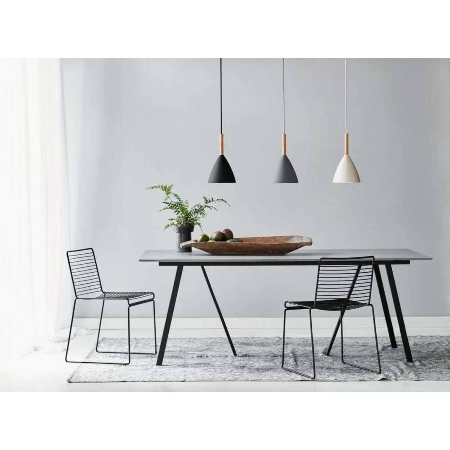 Pure 20 Grau Pendelleuchte - DFTP DFTP by Nordlux - Wohnzimmer - Metall
