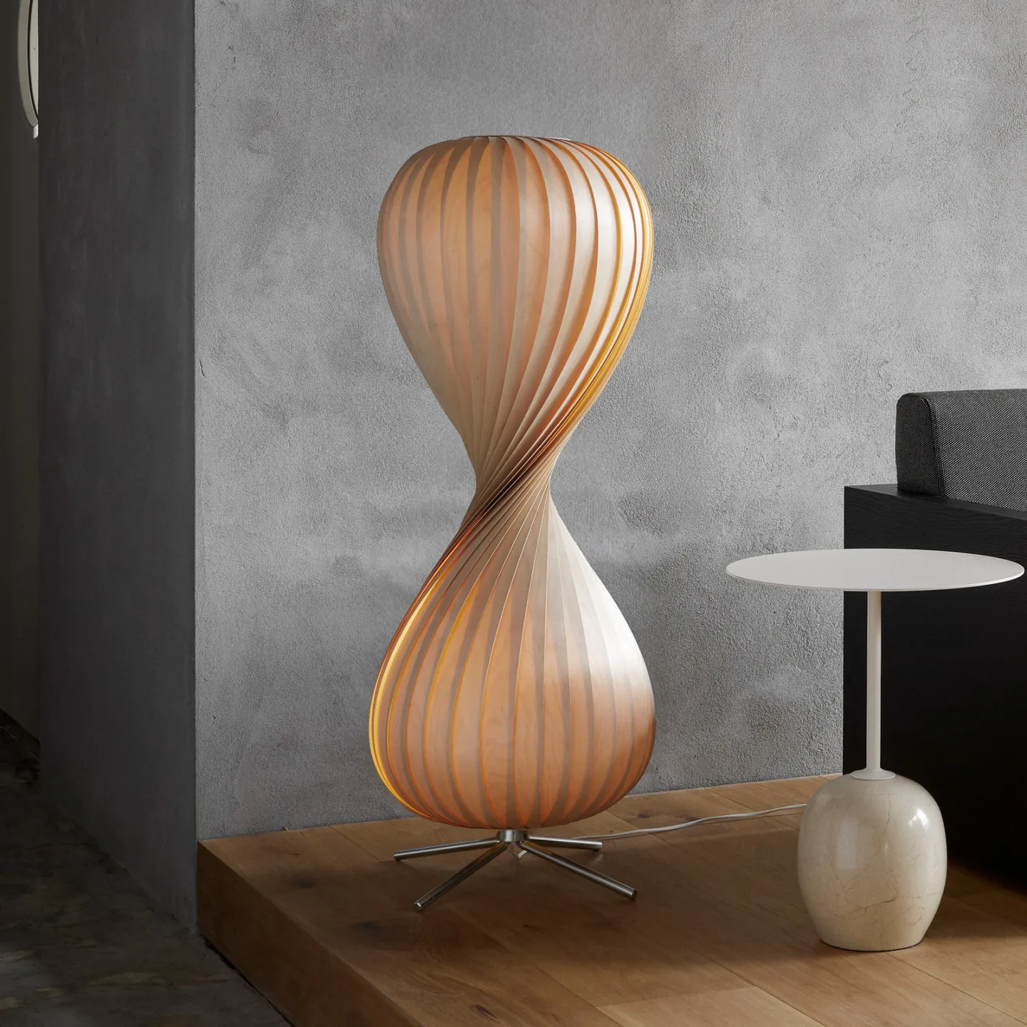 TR10 Gulvlampe 40x105 Birch Natural - Tom Rossau - Stue - Tre