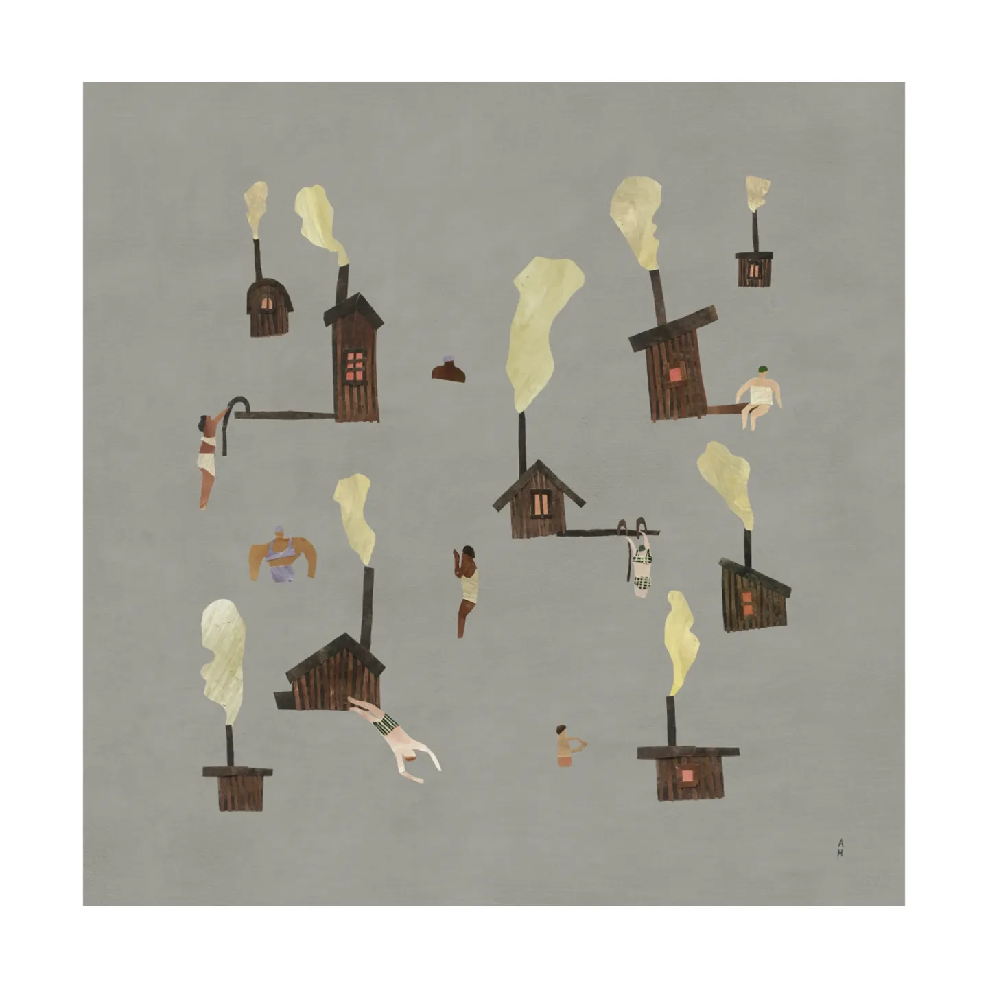 Fine Little Day Sauna Poster 50 x 50cm