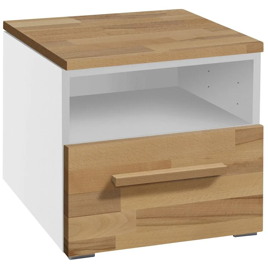 Hasena Nachttisch Jolantha Braun Holz/MDF 45 cm - Farbe: Kernbuche