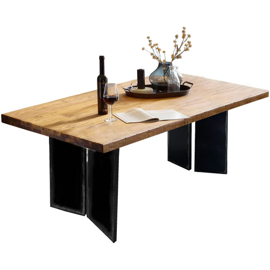 Esstisch Anter natur Teak Massivholz B 240 T 100 cm