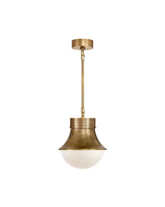 Precision Small Pendant Antique-Burnished Brass