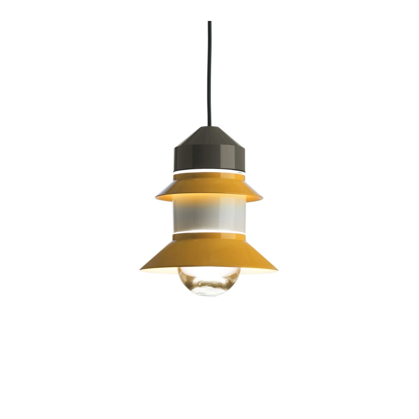 Marset - Santorini Outdoor Pendant Lamp - Mustard - Taklampor utomhus - Sputnik Estudio - Gul - Glas/Syntetiskt