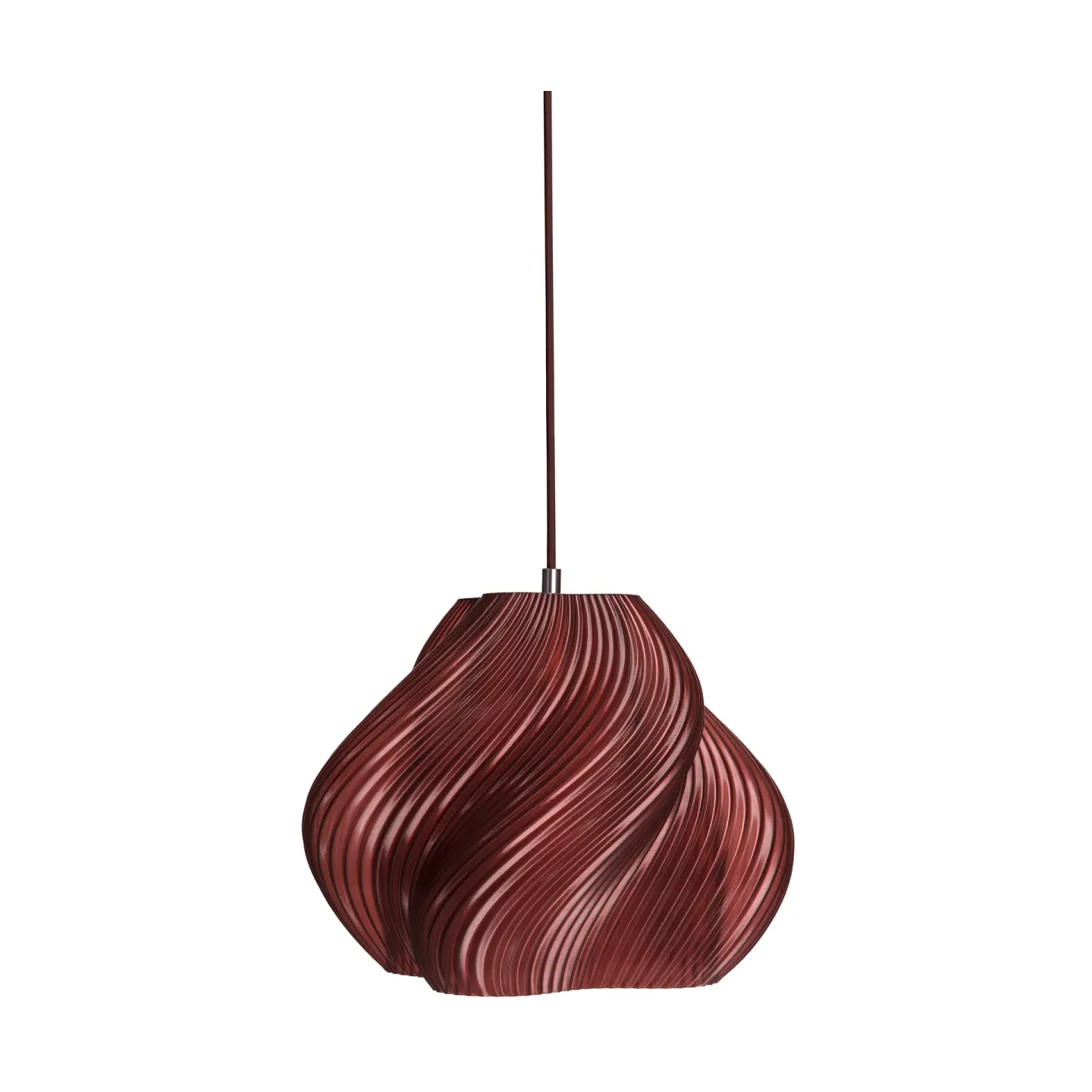 Crème Atelier Soft Serve Pendelleuchte Cherry-chrome, 03, 30 cm