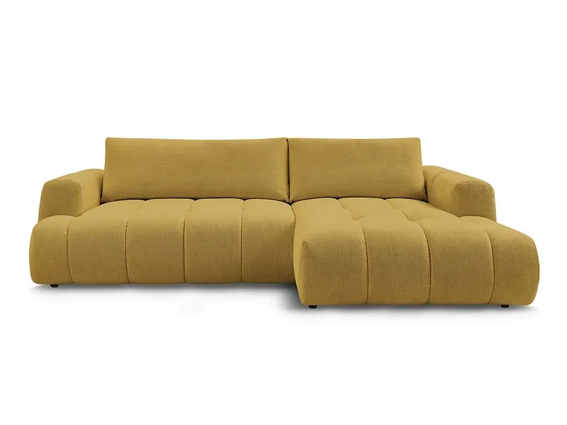 Ecksofa BOBOCHIC FUJI Stoff gelb