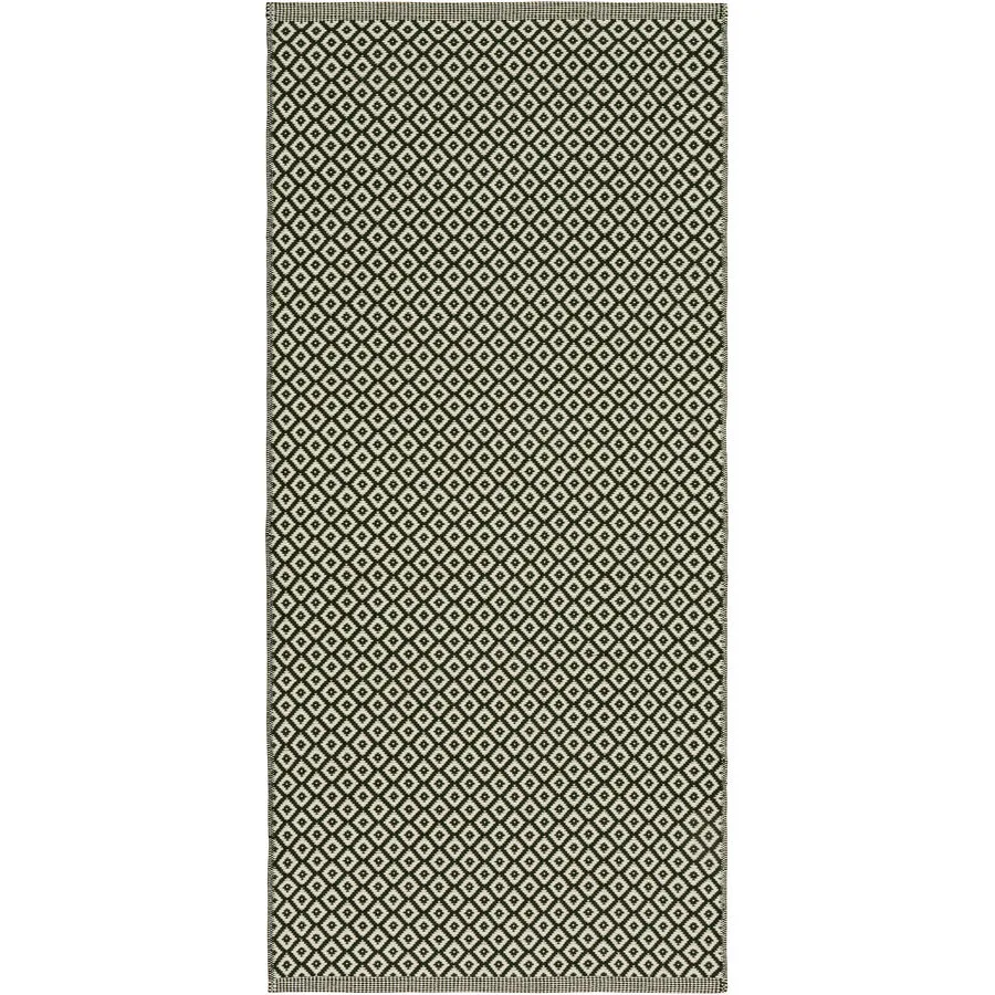 HORREDSMATTAN Teppich Björkö grün Wolle/Polyester 75 x 150 cm
