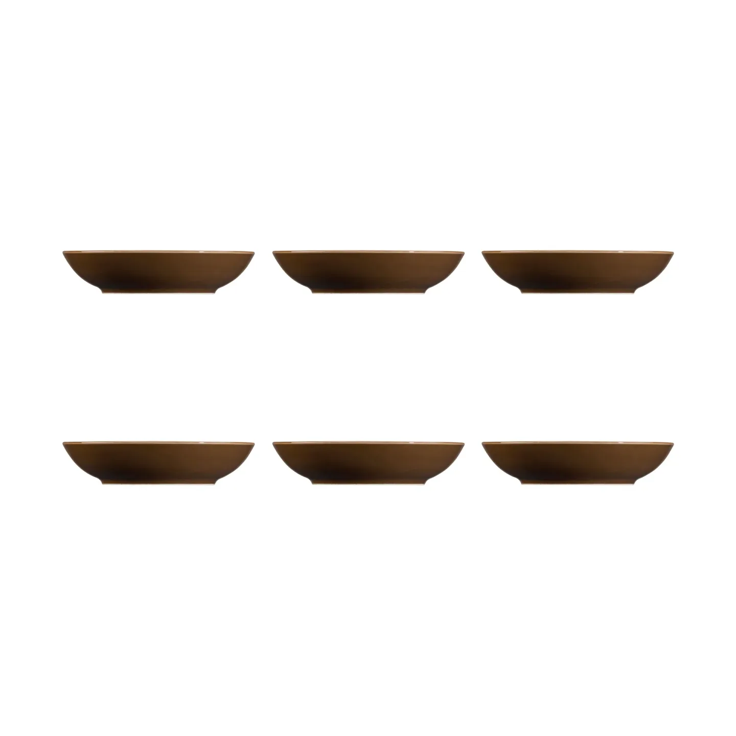 Seltmann Weiden Terra tiefer Teller Ø21,2cm 6er Pack Earth Brown