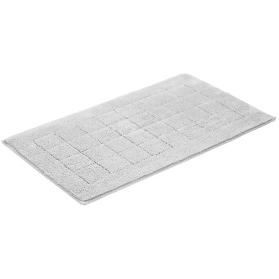 Vossen Badteppich Exclusive Light Grey Baumwolle 67 x 120 cm Rechteckig