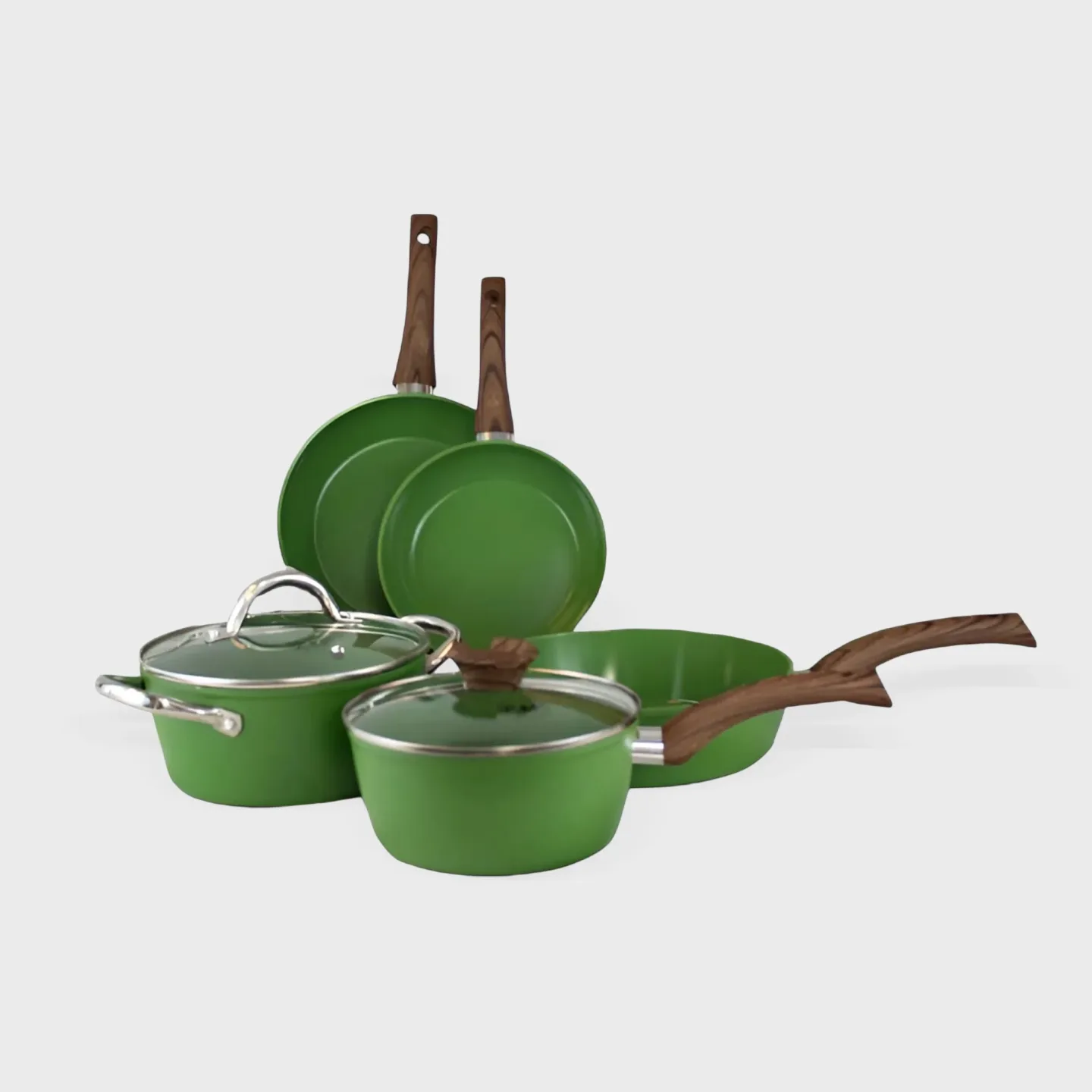 Go Green Topfset und Pfannenset 5-teilig