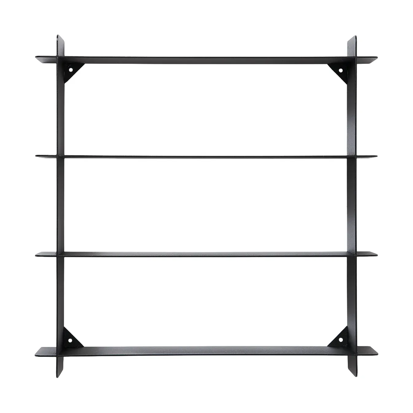 Andersen Furniture Division Wandregal Black steel, 45x45x10 cm