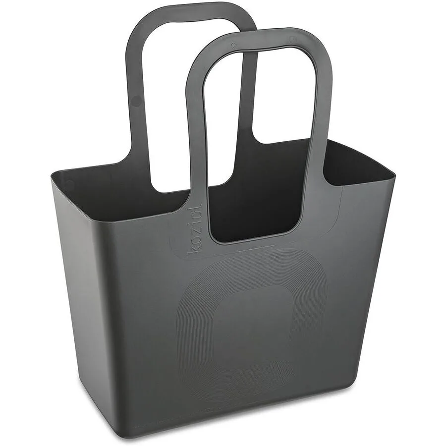 Einkaufstasche Koziol Grau Kunststoff B 44 H 54 cm