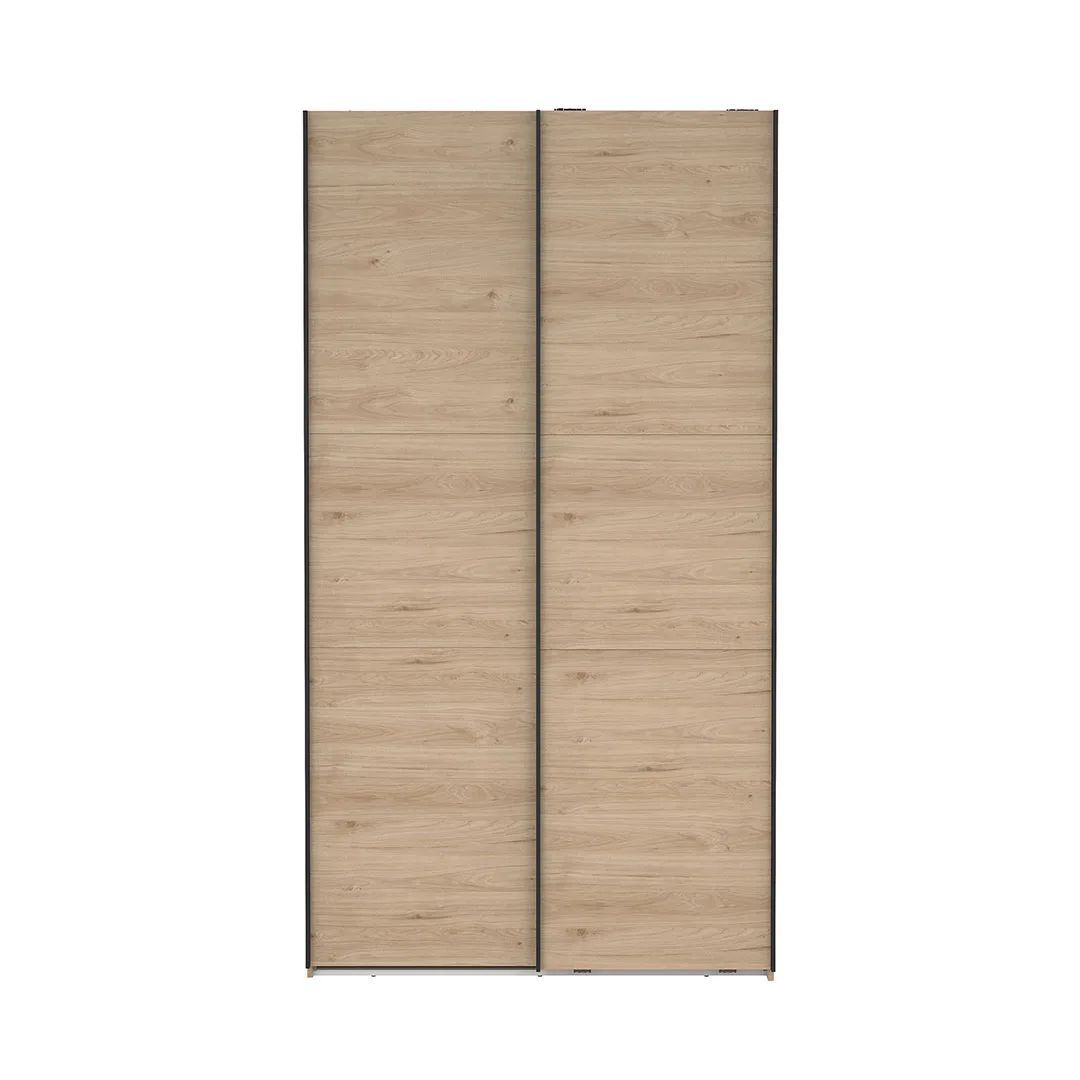 Como Schiebetürenschrank 2 Türen 120x220cm Eiche Dekor.