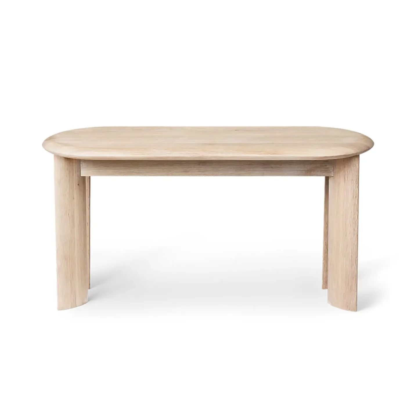 Ferm Living Bevel bänk 90 cm Vitoljad ek