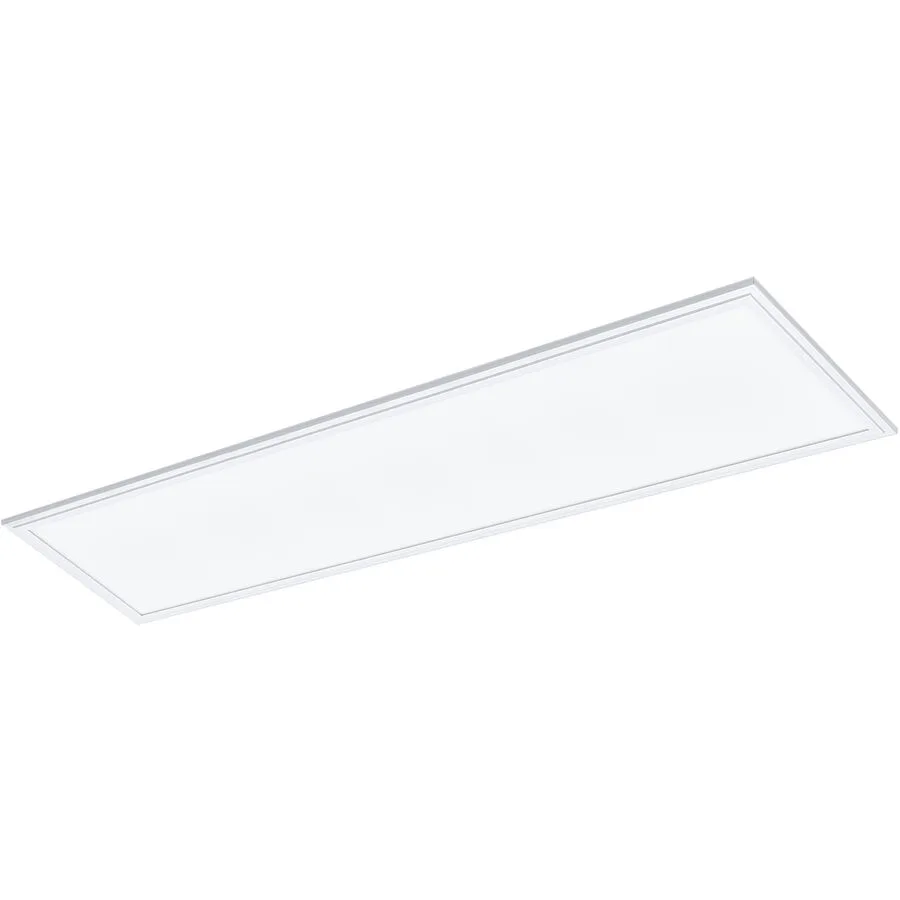 Eglo Deckenlampe Salobrena 1 Weiss Aluminium 30 cm 1.1 cm - LED - Lichtfarbe: Helles Neutralweiss - LED Energiesparlampen