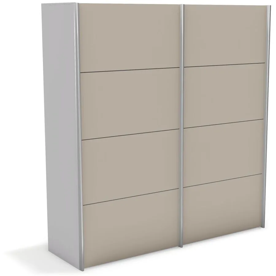 Kleiderschrank Window weiss Holzwerkstoff B 197 cm - Möbel Konfigurator: Traummöbel individuell zusammenstellen