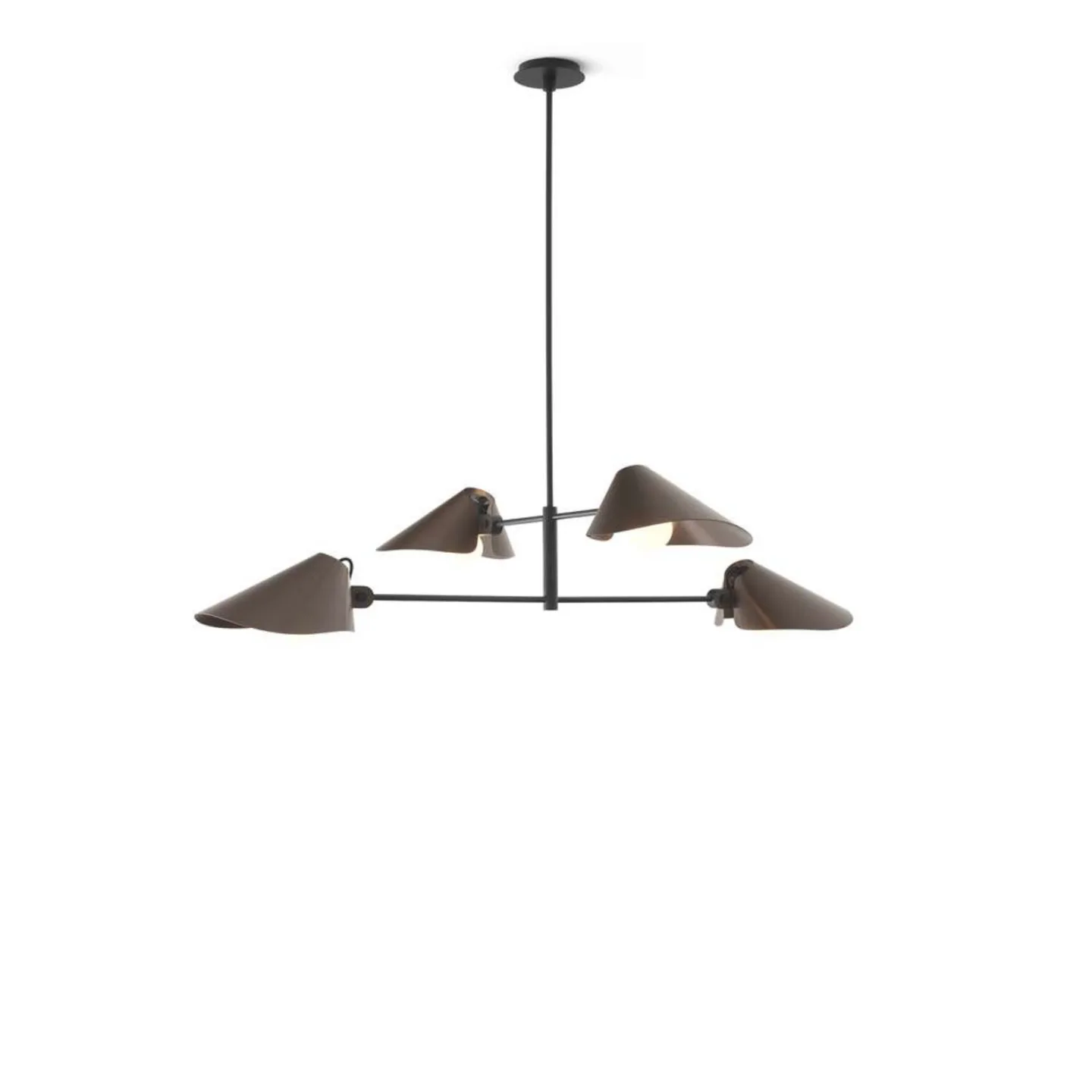 Bonnet SC92 ljuskrona brons/svart - &Tradition - Matsal - Modern - Aluminium - Med flera ljuskällor