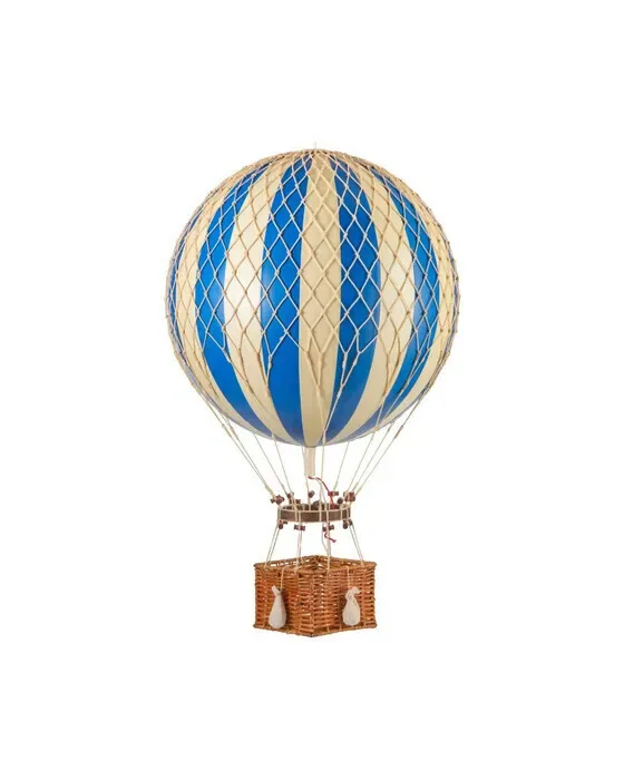 Jules Verne luftballon blå