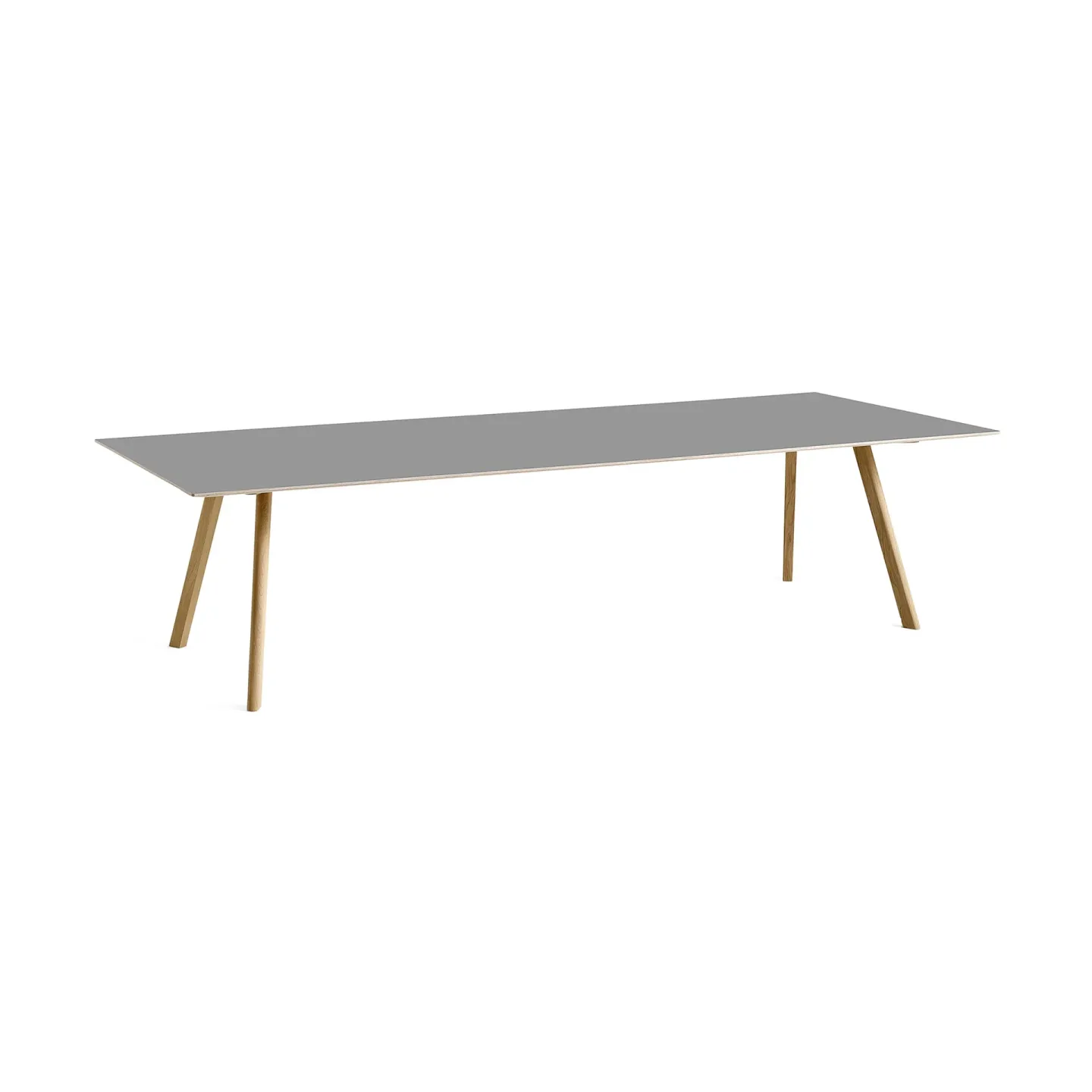 HAY CPH30 2.0 matbord 90x300 cm Grey linoleum-lacquered oak