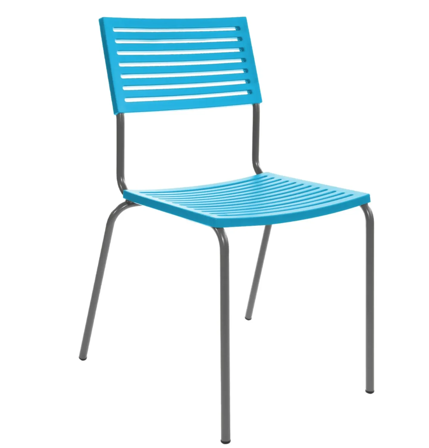 Schaffner Gartenstuhl Lamello Blau | Schubiger Möbel