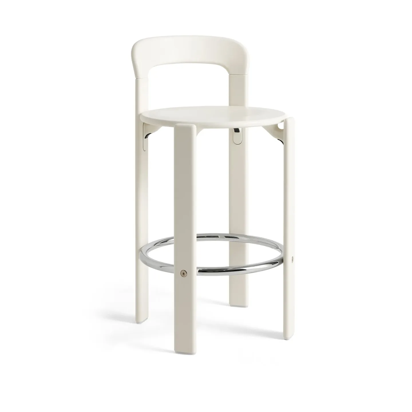HAY Rey Low Barhocker lackiert 65 cm Cream white