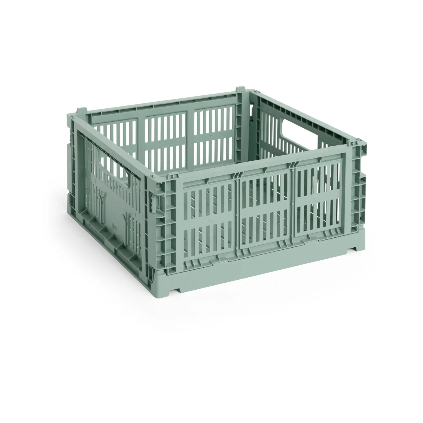 HAY Colour Crate M Square 29,5x29,5 cm Sage green