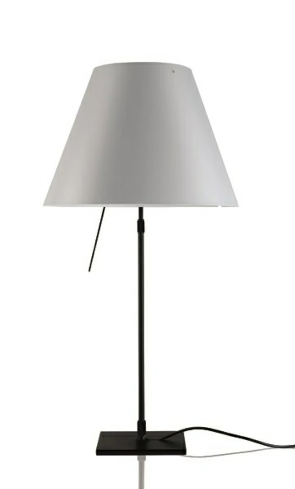 Costanza bordlampe, svart/hvit, dimbar - Luceplan - Stue - Aluminium