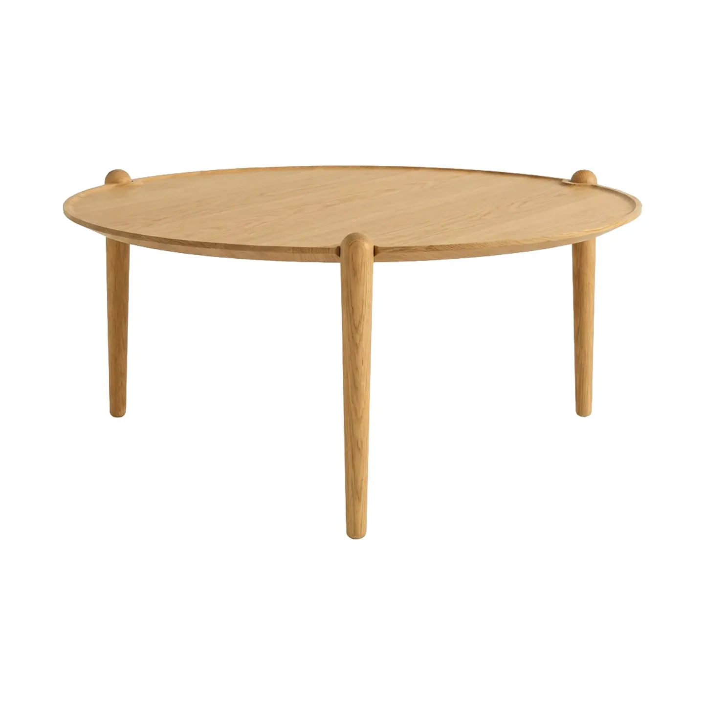 Design House Stockholm Aria Couchtisch Eiche, Ø90x42,5 cm