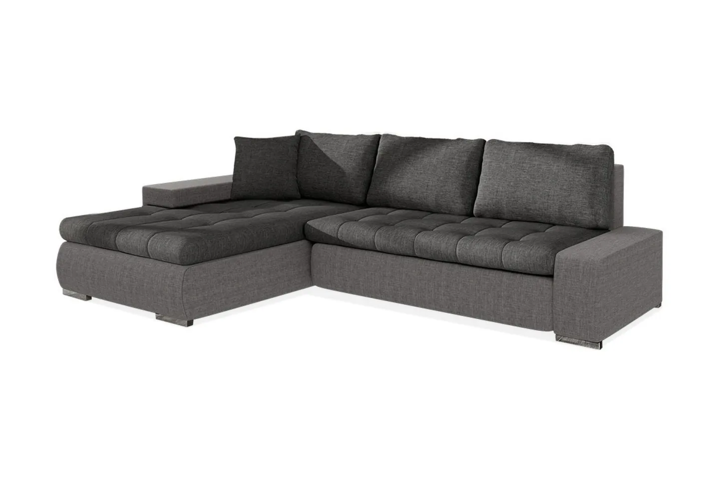 Cerys Divanbäddsoffa 265x185x85 cm Universal - Grå