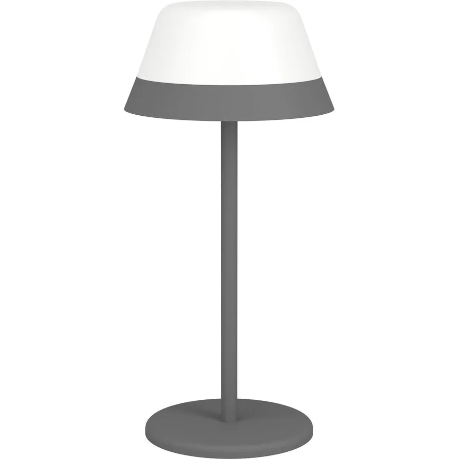 Eglo Aussenlampe Meggiano Grau Kunststoff 32 cm - LED - Lichtfarbe: Warmweiss - LED Energiesparlampen
