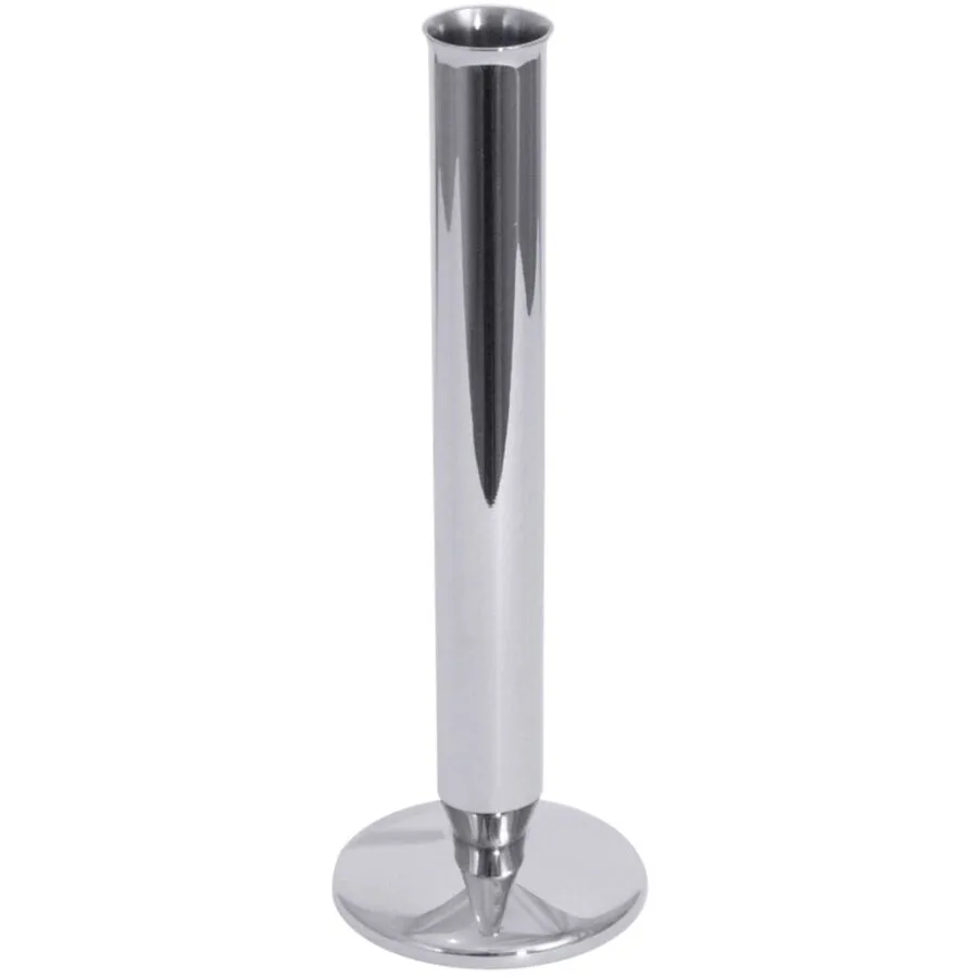 Vase Contacto Bander Silber Edelstahl H 18.5 cm - Material: Edelstahl 18/10