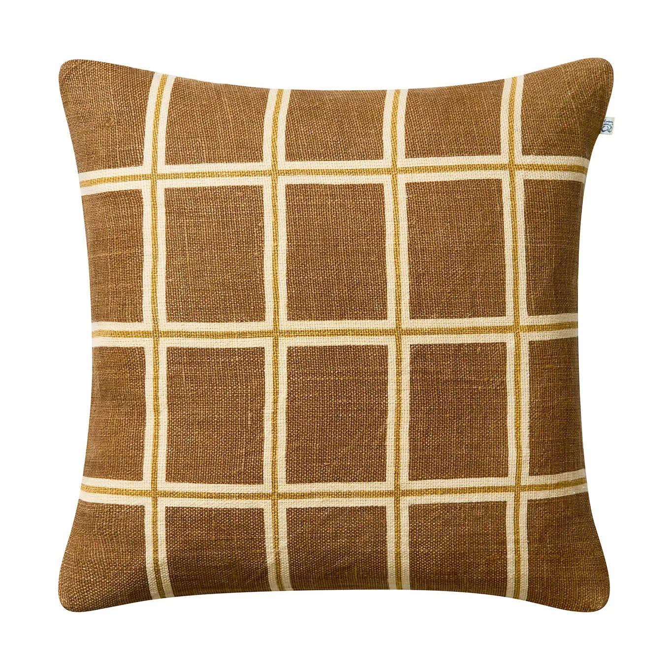 Chhatwal & Jonsson Raha kuddfodral 50x50 cm Taupe-masala yellow