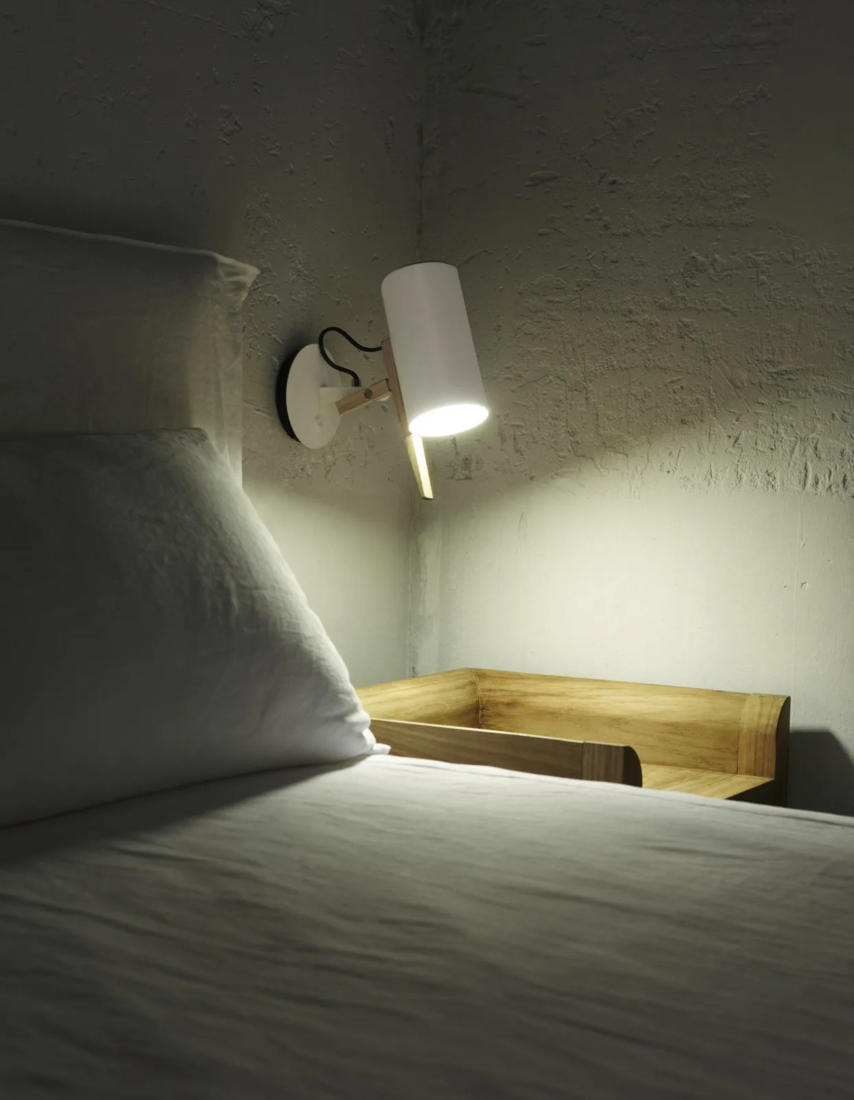 Scantling Vegglampe Hvit - Marset - Soverom - Metall