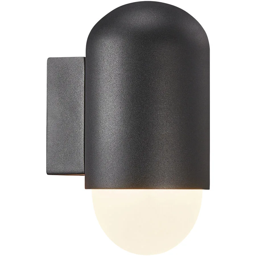NORDLUX Wandlampe aussen Heka Schwarz Aluminium 10.6 cm 21.6 cm