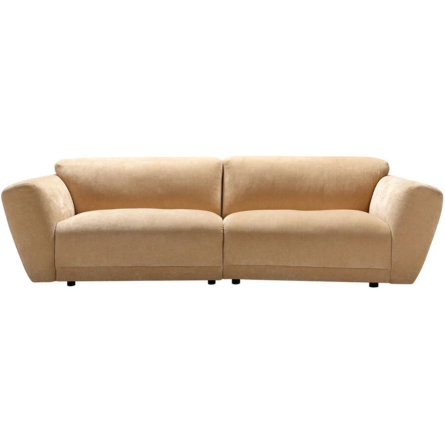 Sofa Miracolo Ohne Chenillestoff hautfarben B 268 T 104 cm