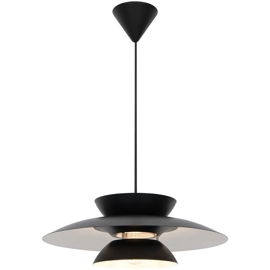 NORDLUX Pendellampe Carmen Schwarz Metall B 45 H 15 cm