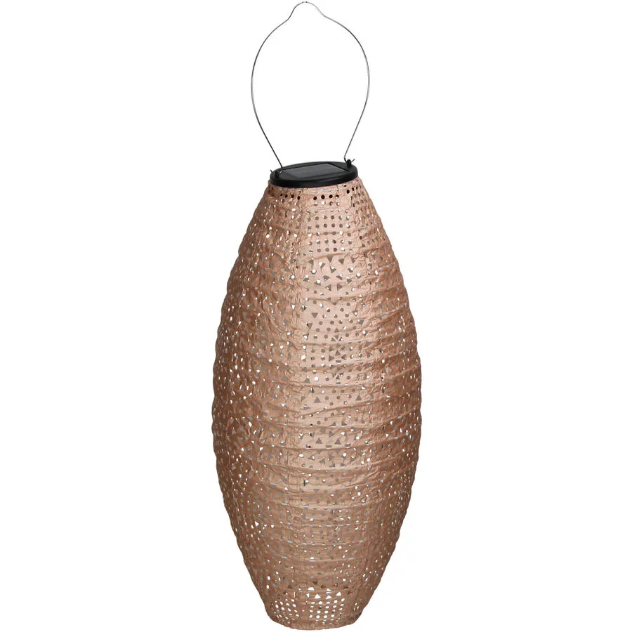 Solarlaterne Lantaa pfirsich Tyvek H 45 cm