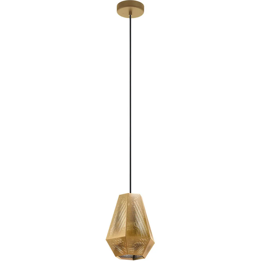Eglo Pendellampe Chiavica 1 Stahl 20.5 cm 110 cm - Farbe: messing