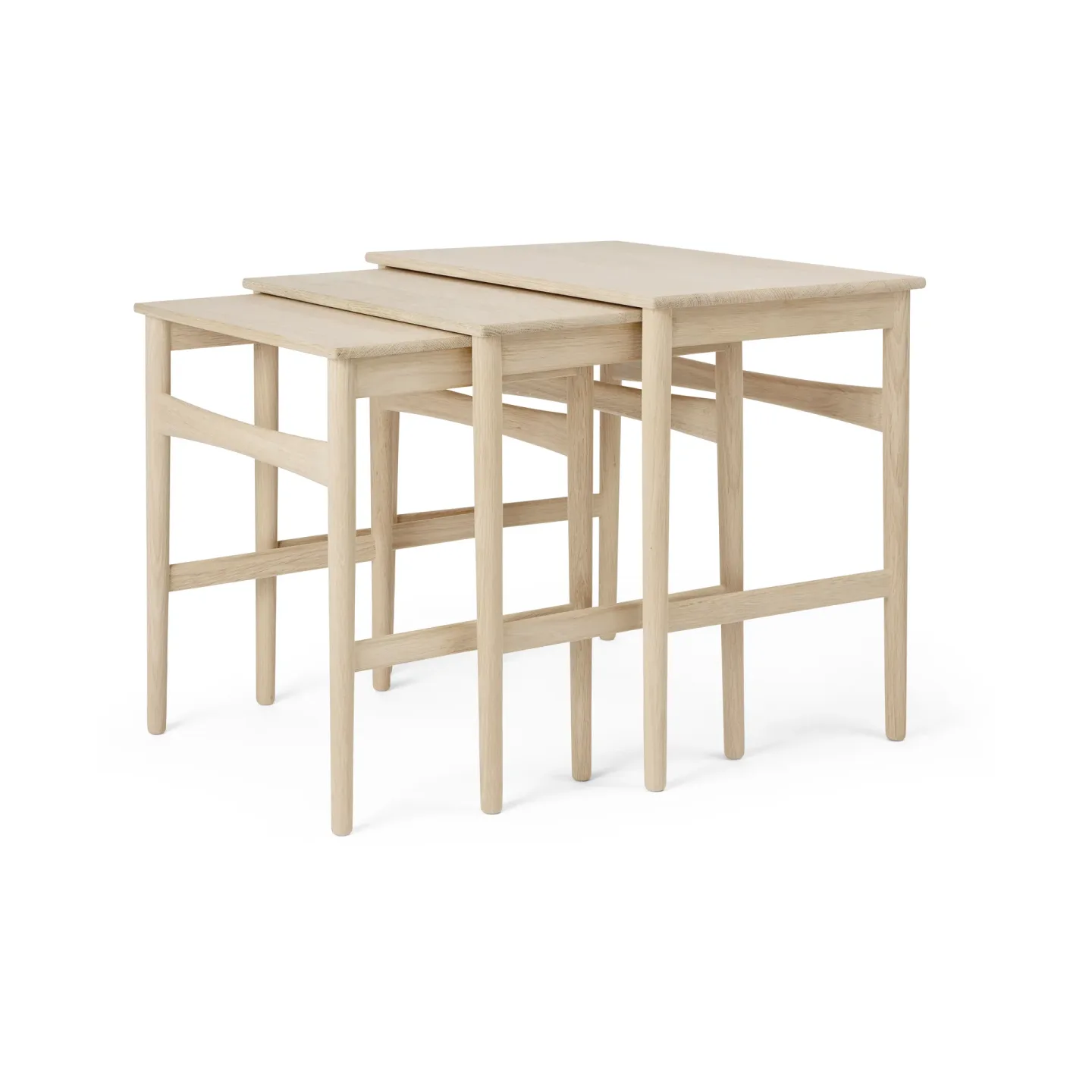 Carl Hansen & Søn CH004 nesting tables satsbord Såpad ek