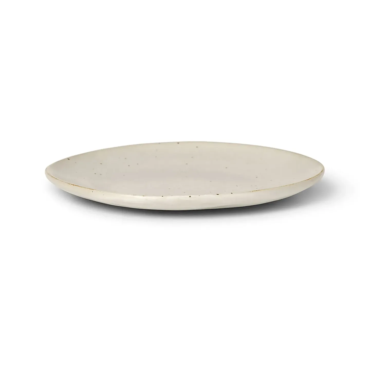 Ferm Living Flow kleiner Teller 15cm Off-white speckle