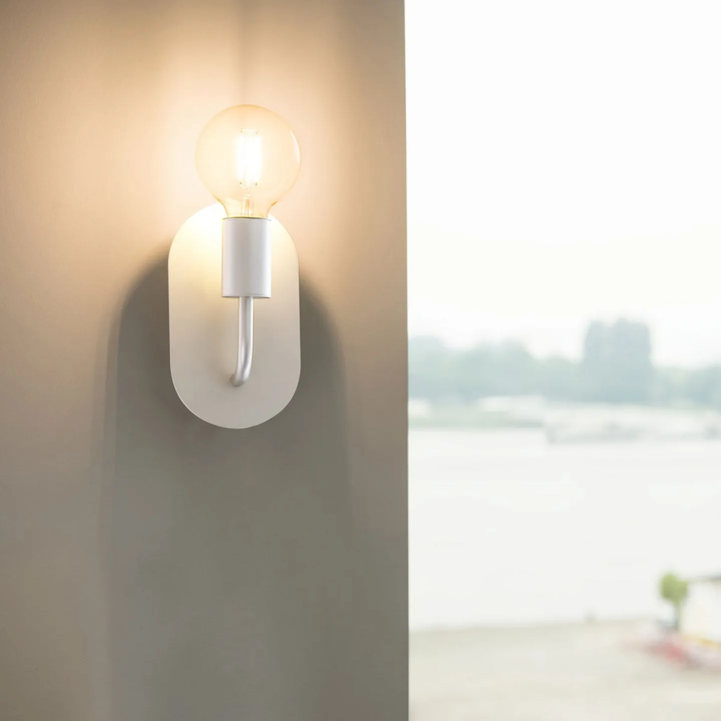 Fitu Wandleuchte White - SLV - Wohnzimmer - Modern - Aluminium - Einflammig