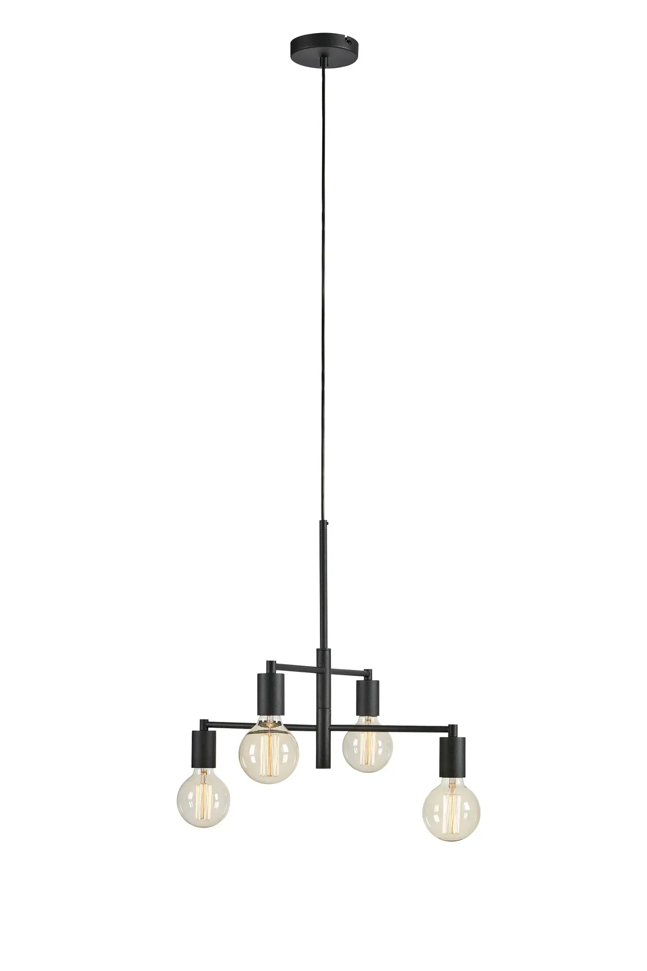 Cielo Deckenlampe Schwarz 4 Lampen