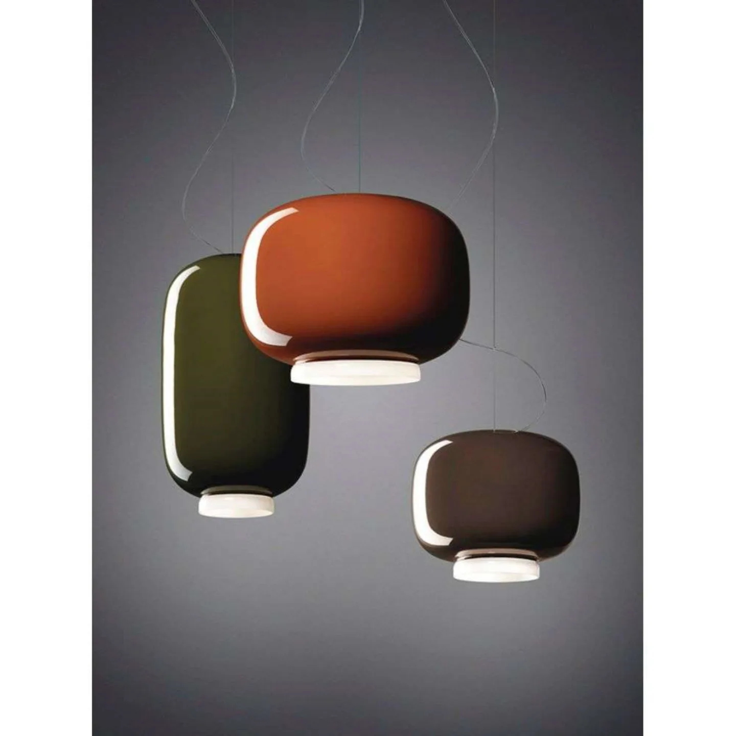 Chouchin 2 LED Pendel Dimmbar Green - Foscarini - Glass