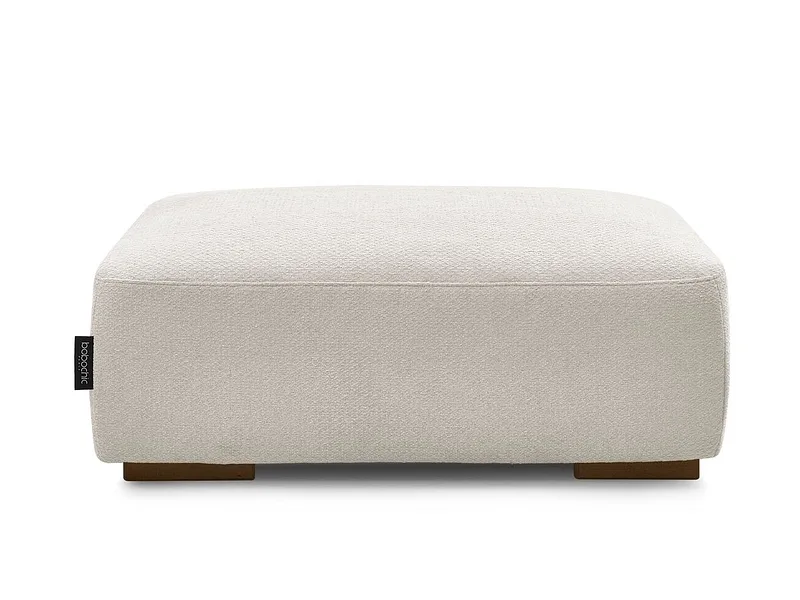 Hocker BOBOCHIC SIDONIE 70x100x40cm stoff chiniert beige