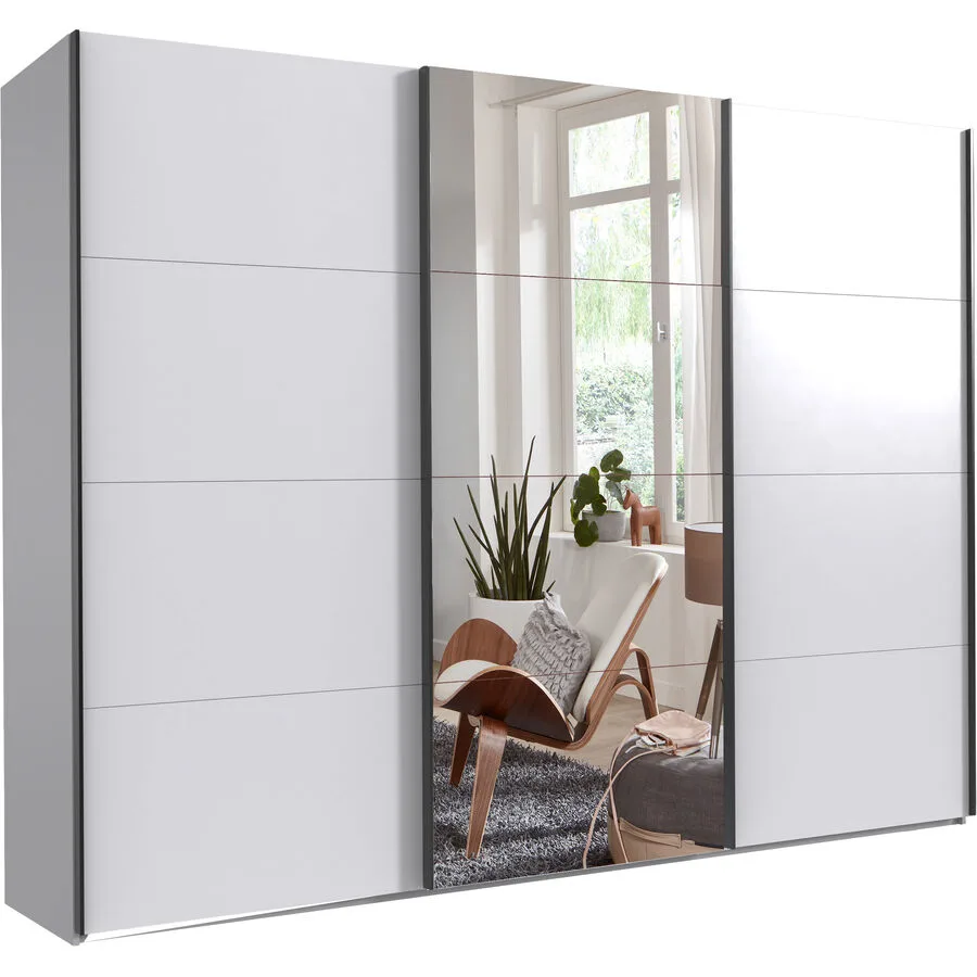 Kleiderschrank Enero weiss Holzwerkstoff B 270 cm