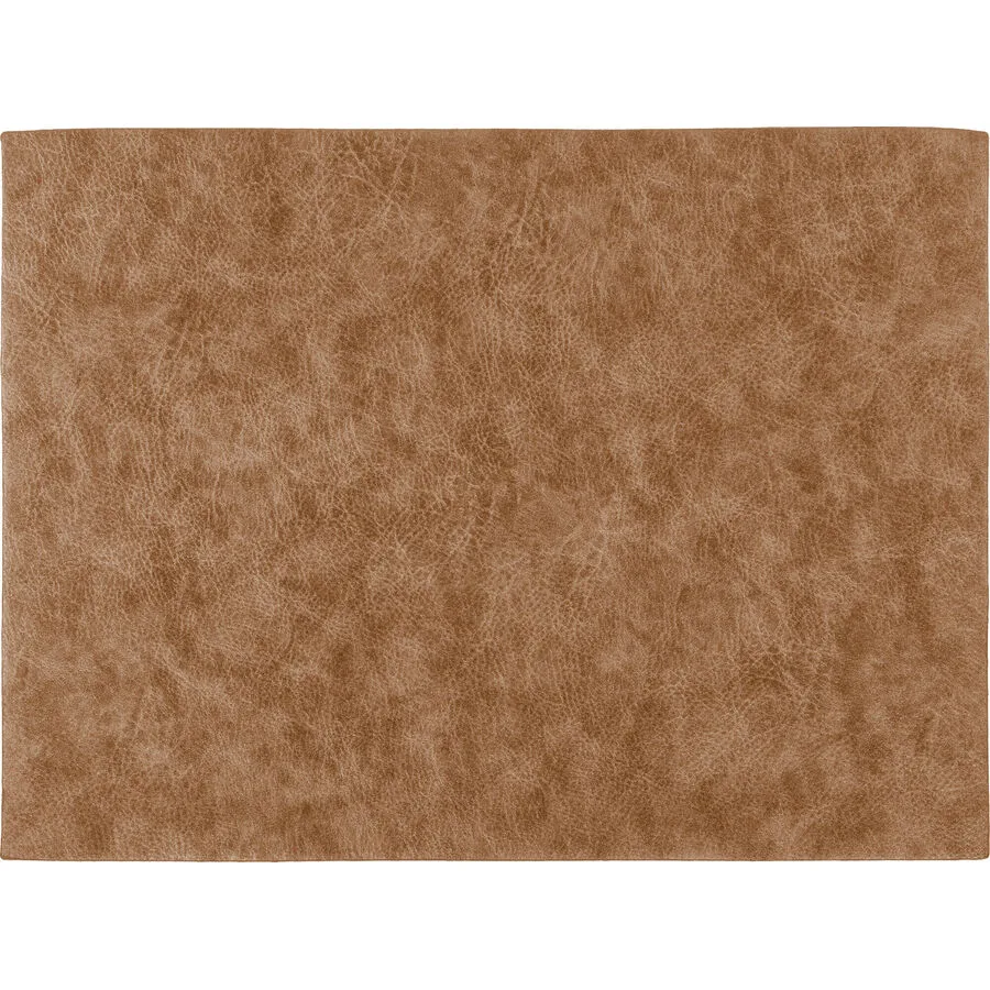 ZICZAC Tischset Troja Braun Kunstleder 33 x 45 cm