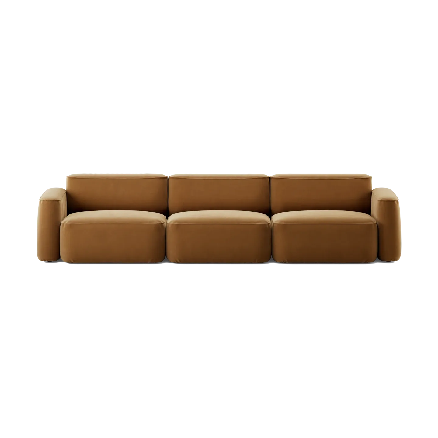 Massproductions Patch 3-Sitzer Sofa Atlantis 91 Cumin