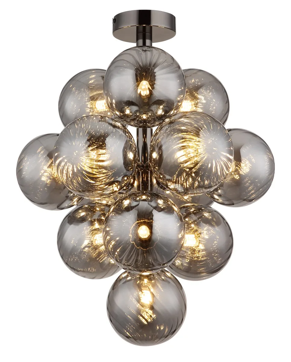 Globo Lighting - Conor Ø40 - Takplafond - Rökfärgad